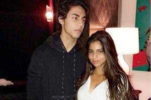 Sibling goals! Suhana Khan is happy in brother Aryan Khan's company