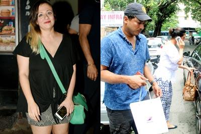 Avantika Khan, Mohit Marwah, Lara Dutta with Mahesh clicked in Bandra