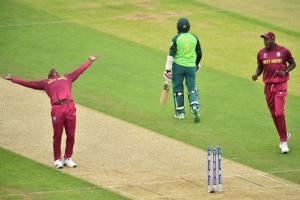 South Africa get first point after match against WI gets called off