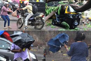 Cyclone Vayu: Mumbaikars fight strong winds and heavy rains