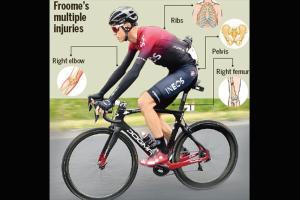 Tour de France winner Chris Froome suffers several fractures post crash