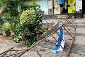 Mumbai: Loose iron scaffolding at GST office leaves bizman 'brain dead'
