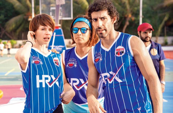 Kalki Koechlin and Jim Sarbh play for Roots Hoops