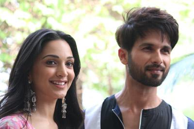 Shahid Kapoor and Kiara Advani promote Kabir Singh in New Delhi