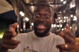 Watch video: WWE Champion Kofi Kingston has a surprise for Virat and Co