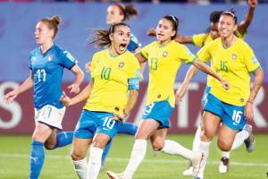 Marta becomes World Cup's all-time leading goal-scorer