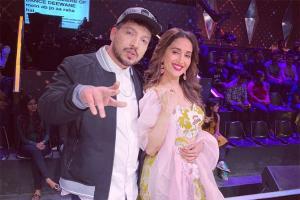 Rapper Naezy shoots for Dance Deewane 2