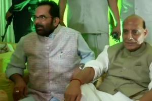 Union Ministers celebrate Eid-ul-Fitr at Mukhtar Abbas Naqvi's house