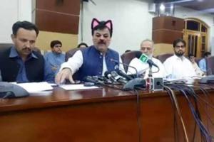 Pak govt live-streamed meeting on FB with cat filter, photos goes viral