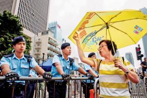 Protesters move to park after haggling for hours with cops in Hong Kong