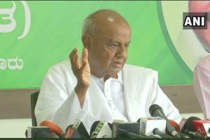HD Deve Gowda: I have asked Rahul not to resign as Congress president