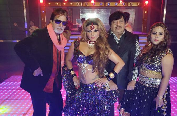 Rakhi Sawant shoots for the sexy item number Chappan Churi!