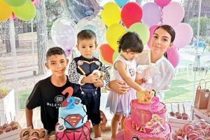 Dad Cristiano Ronaldo wishes twins Eva and Mateo on birthday