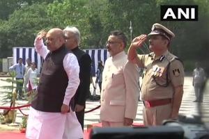 Amit Shah pays tribute at National Police Memorial 