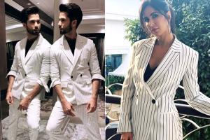 Shahid Kapoor or Katrina Kaif, who wore the pantsuit better?