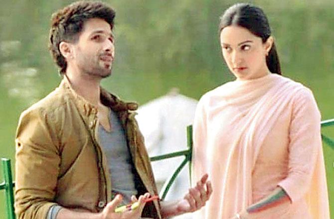 Shahid Kapoor and Kiara Advani in Kabir Singh