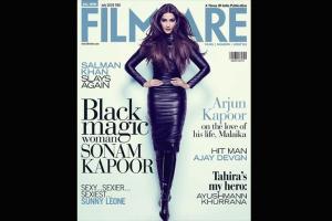 Sonam Kapoor Ahuja slays in an all black look on magazine cover