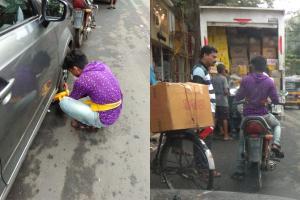 Caught! Traffic law keeper turns traffic violator in Navi Mumbai