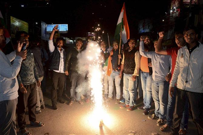 Prime Minister Narendra Modi welcomed the return of Varthaman, saying the nation is proud of his exemplary courage. 