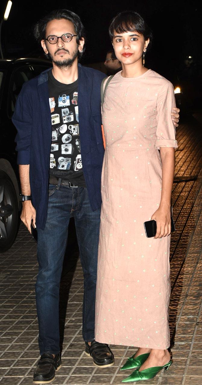 Vishesh Bhatt and wife Kanika Parab also attended the special screening of Luka Chuppi.