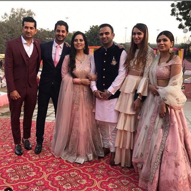 Mohit Sharma #39 s wife Shweta shared this picture from a wedding looking