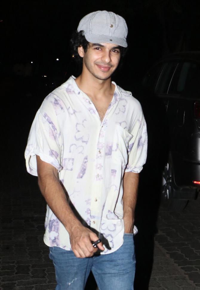 Janhvi Kapoor's co-star and friend Ishaan Khatter was also one of the attendees at the dinner bash.