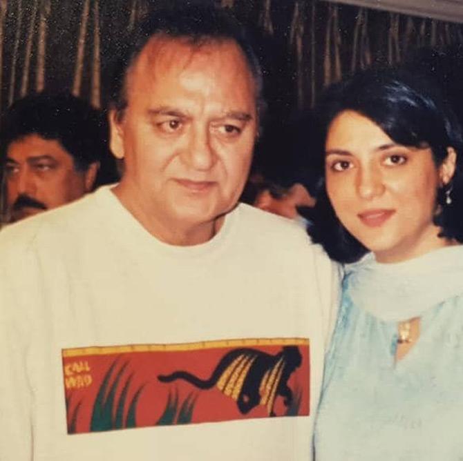 A former MP, Priya Dutt worked in the television and video industry for a brief time. During the advent of the 1993 Mumbai riots, she allegedly received threatening telephone calls and public harassment.
In picture: Priya Dutt with father, late Sunil Dutt.