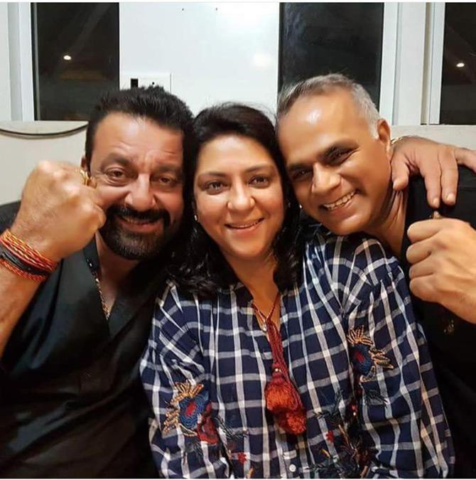 Priya Dutt has been a doting and supportive sister to her brother Sanjay Dutt. During the 1993 Mumbai-blasts trials, from his jail tenure to his release from prison in 2016, Priya Dutt has been there for Sanjay Dutt at every step.
In picture: Priya shared this picture on Instagram and captioned it: The love of a family is one of life's greatest blessings. My pillars of strength.