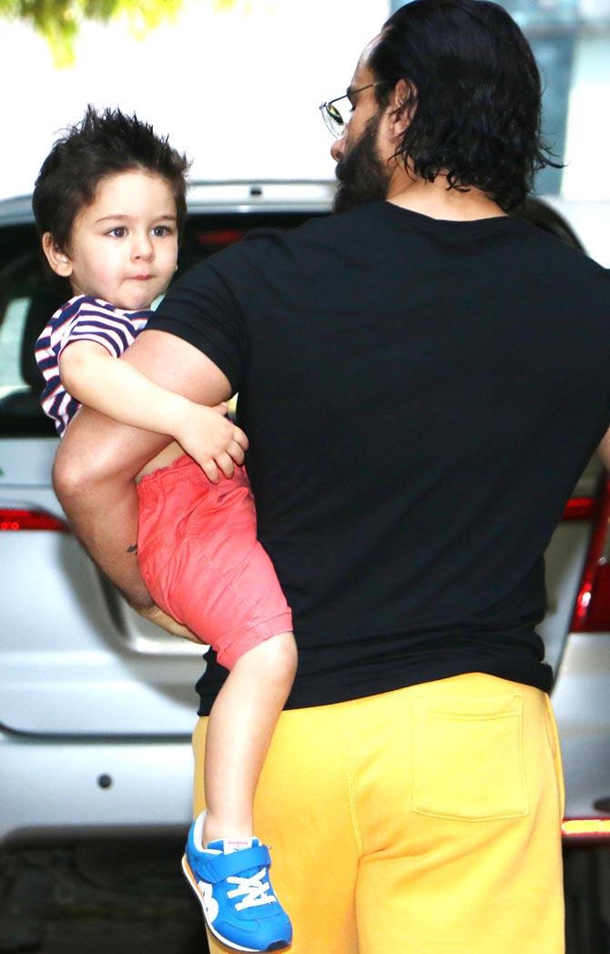 During their recent trip to Pataudi, Saif Ali Khan and Kareena Kapoor Khan gave son Taimur Ali Khan a tour of Saif's ancestral village in Gurugram district. A video of the chhote nawab's antics was doing the rounds.