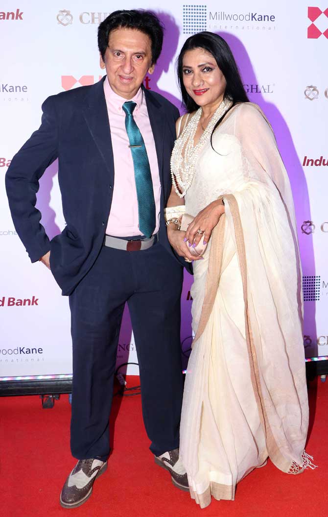 Kailash Surendranath and Aarti Surendranath also attended the night of fashion held in Bandra, Mumbai. 