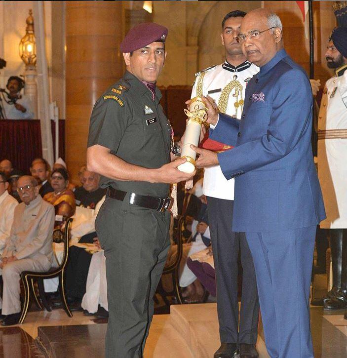 Mahendra Singh Dhoni is also a Lieutenant Colonel of the Indian Army. He is the only Indian cricketer after Kapil Dev to have received the honorary rank.
MS Dhoni posted this picture and captioned, 