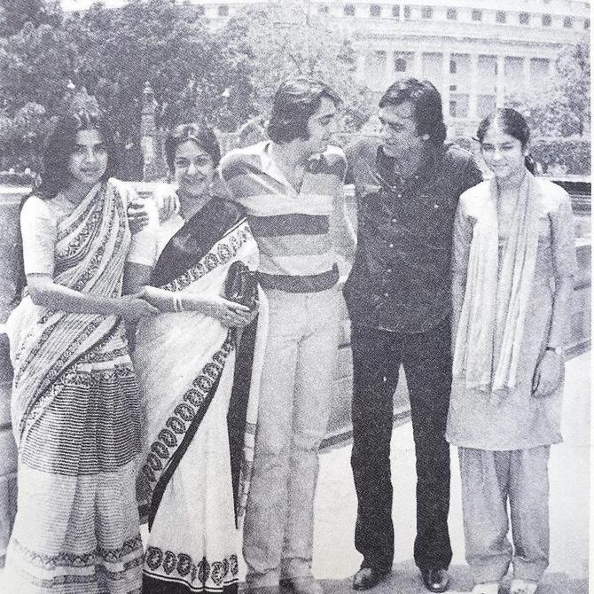 In picture: Priya Dutt with brother Sanjay Dutt, father Sunil Dutt, mother Nargis and sister Namrata Dutt.