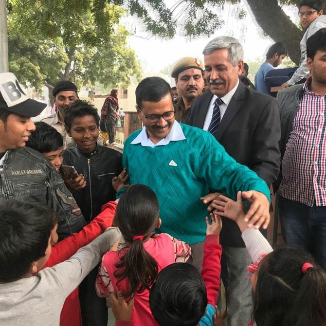 Born to Gobind Ram Kejriwal and Gita Devi, in an upper-middle-class family in Haryana, Kejriwal was studious since his childhood. As his father was an electrical engineer, Kejriwal spent most of his younger days in north Indian towns such as Sonipat, Hisar and Ghaziabad. He studied at Campus School located in Hisar and at a Christian missionary Holy Child School located in Sonipat.
