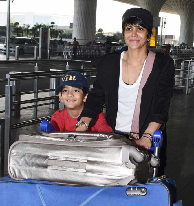 Mandira Bedi is currently gearing up for two film releases - The Tashkent Files, also starring Naseeruddin Shah and Mithun Chakraborty, and Saaho, starring Prabhas and Shraddha Kapoor.