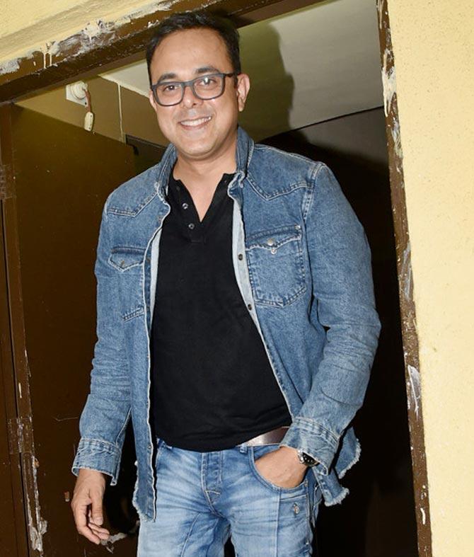 Sumeet Raghvan was all smile as he left post the screening of 15 August at a multiplex in Juhu.