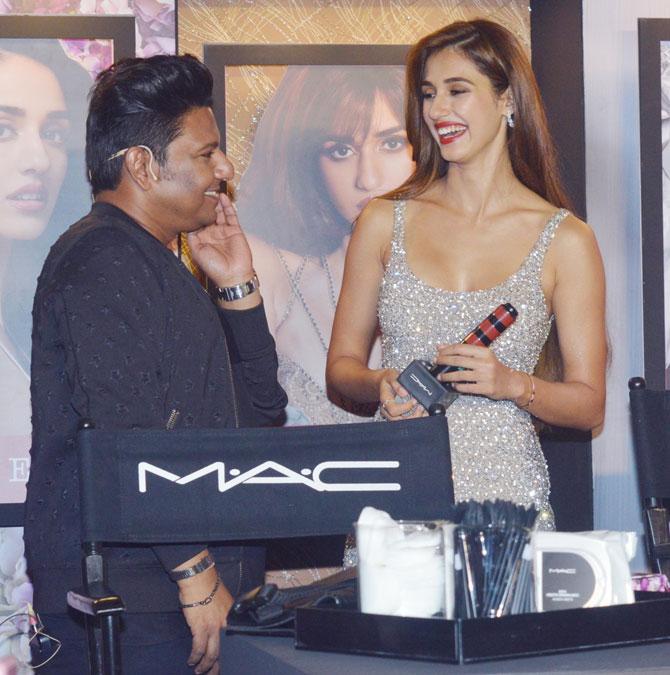 Disha Patani was all smiles as she was clicked at the beauty event. The actress will next be seen in the Salman Khan-starrer Bharat as a trapeze artist.