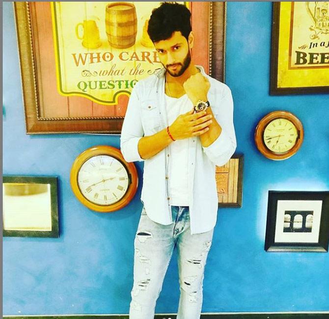 Shivam Dube is an Indian cricketer who plays for Mumbai. He is a 27-year-old all-rounder.
In pic: Shivam Dube considers himself as a style icon. He posted this picture and captioned, 