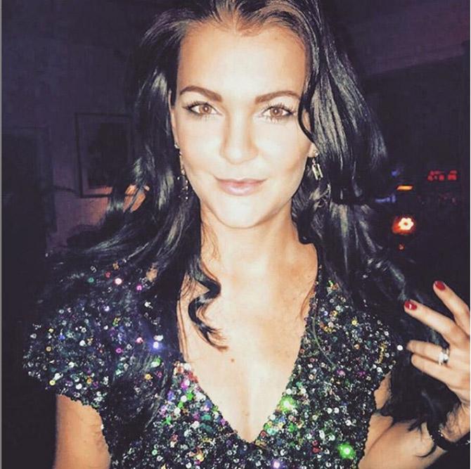 Agnieszka Radwanska posted this picture on New Years and wrote, 