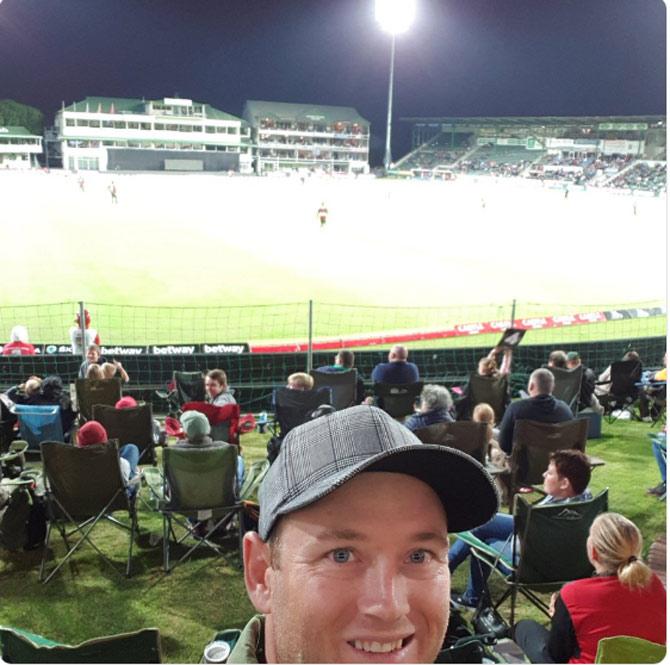 Colin Ingram posted this picture from a cricket match that he had gone for, he wrote, 
