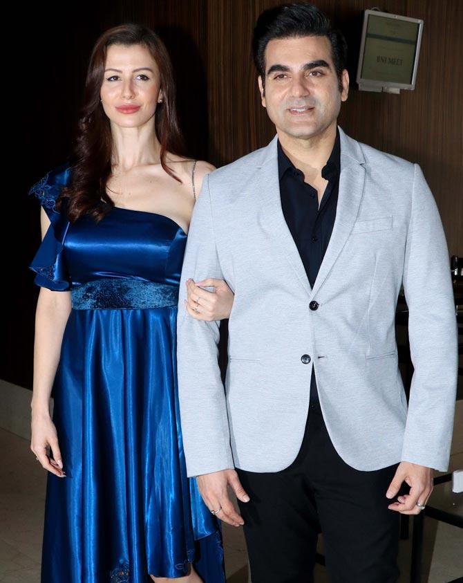 Arbaaz and Giorgia went for the event together, with Giorgia holding on to Arbaaz's arm. Arbaaz Khan is set to try his hand at hosting, probing industry friends on matters that annoy them or make them bitter.