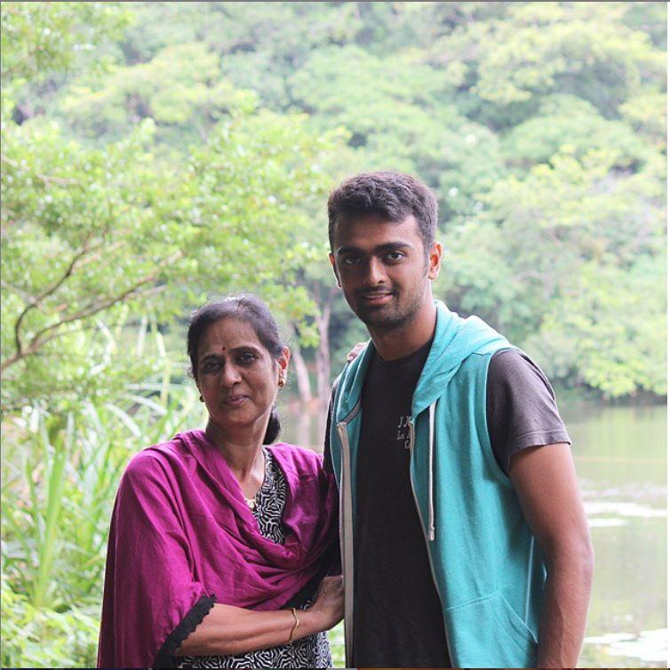 Jaydev Unadkat posted this picture with his mother on Mother's Day andhe wrote, 