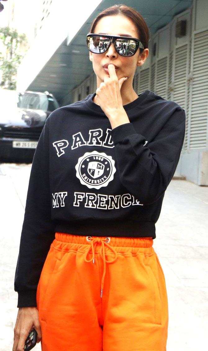 On the professional front, Malaika Arora is currently seen as a judge in a reality show, India's Got Talent, along with Karan Johar and Kiron Kher.