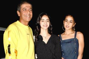 Sara Ali Khan, Ananya Panday attend Luka Chuppi screening in Juhu