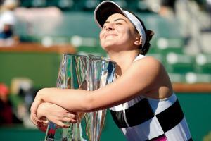 Canadian Andreescu topples Kerber for Indian Wells crown