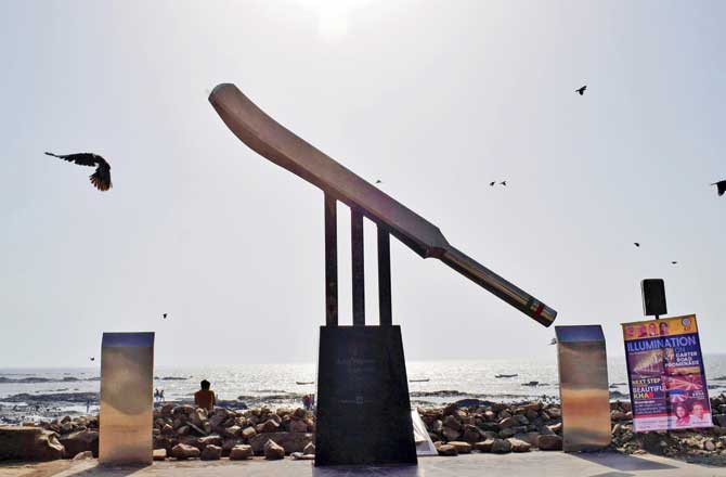 An installation on Carter Road in Bandra