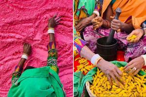 Holi 2019: These vibrant photos show the making of natural colours