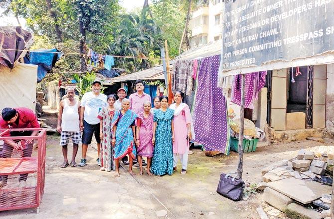Residents from some of the buildings along the road as well as of Gurav Chawl have been fighting the road widening