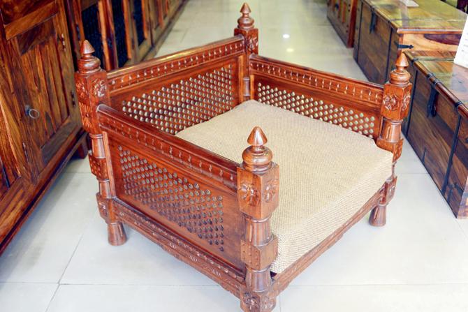 All the pieces in Bajoria Furniture reflect its Shekhawati roots