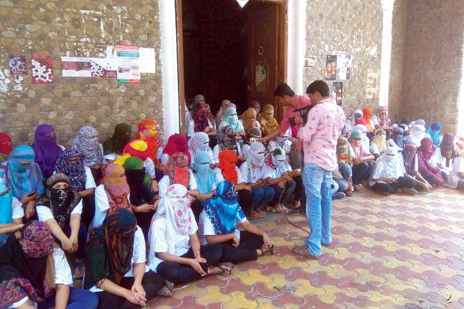 The students had protested on Sunday against the no-short-skirts diktat by the hospital authorities