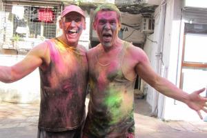 Josh Brolin shares a throwback photo of him celebrating Holi in 2013